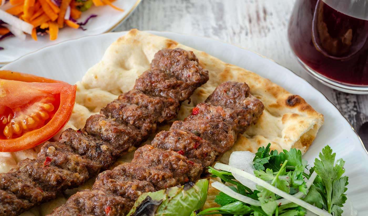 Adana Kebab Top view